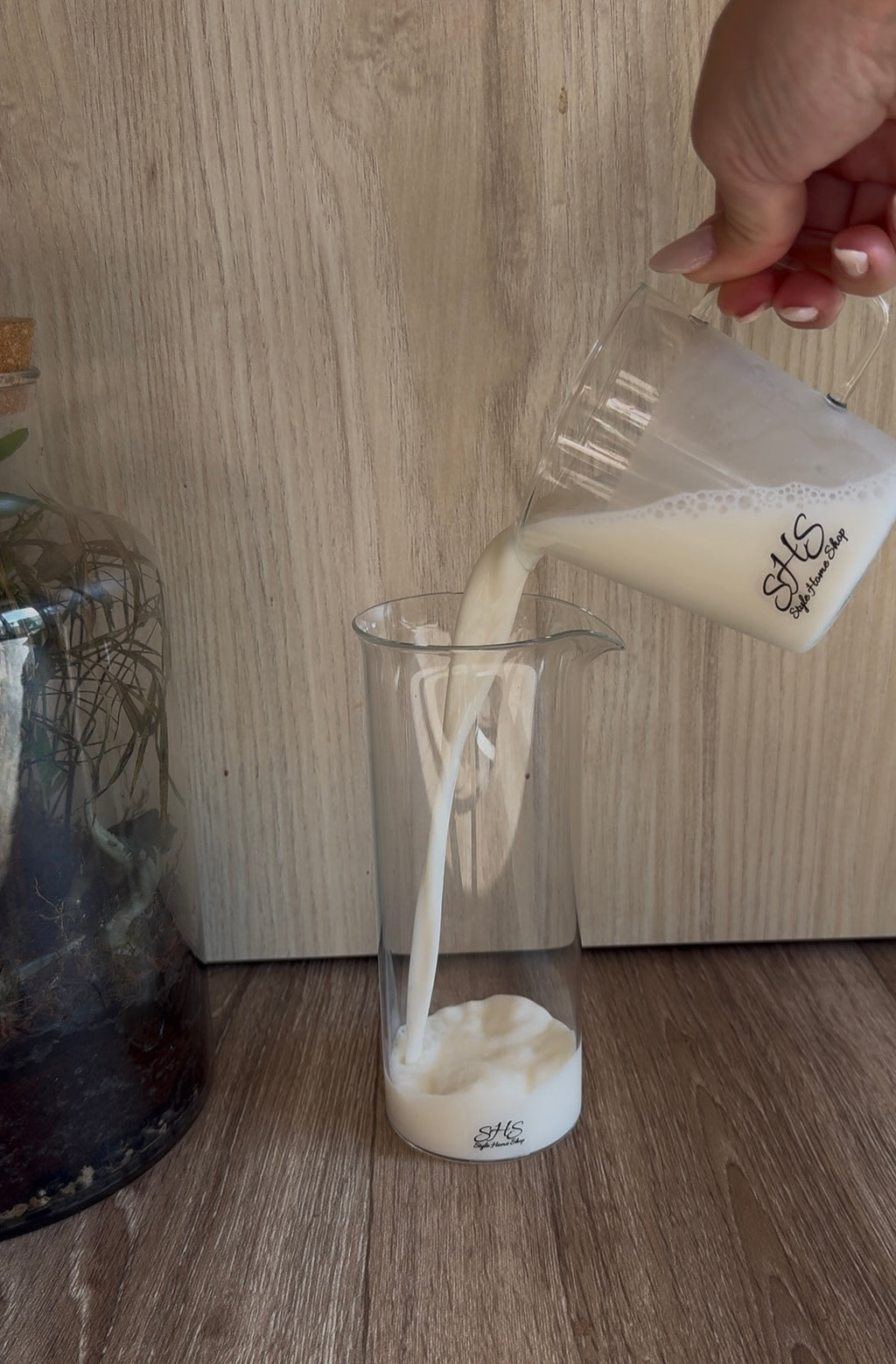 Jarra de Leche de Borosilicato 25 cl - Vidrio resistente apto microondas