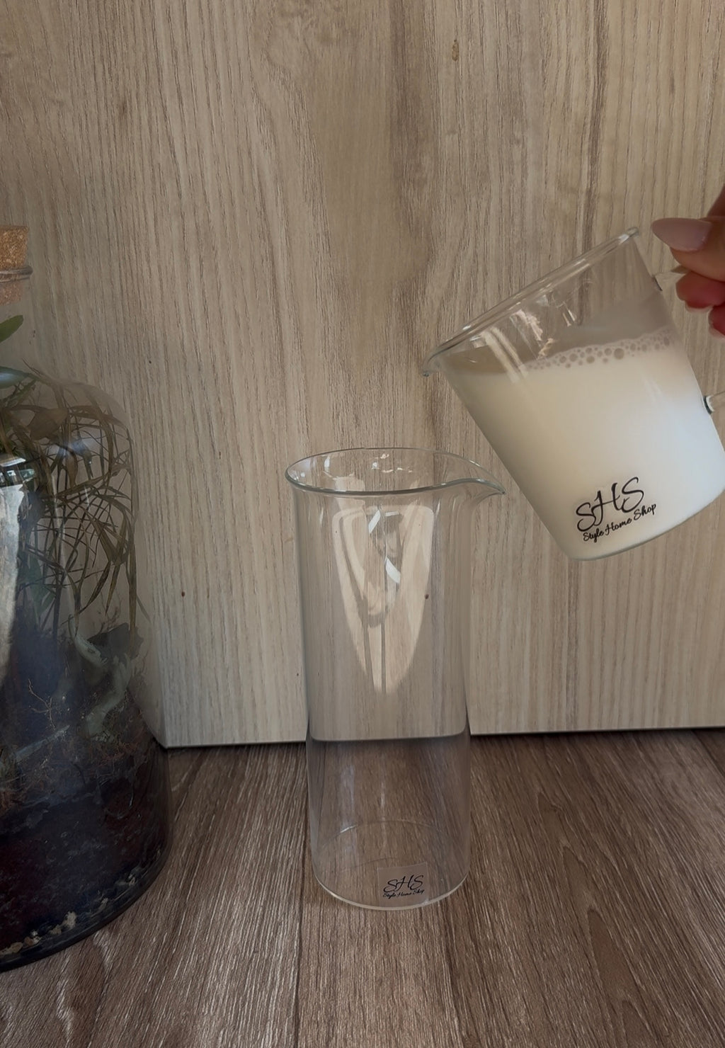 Jarra de Leche de Borosilicato 25 cl - Vidrio resistente apto microondas