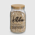 Tarro de vidrio “Kitchen” con tapa de bambú – 1400 ml - Style Home Shop