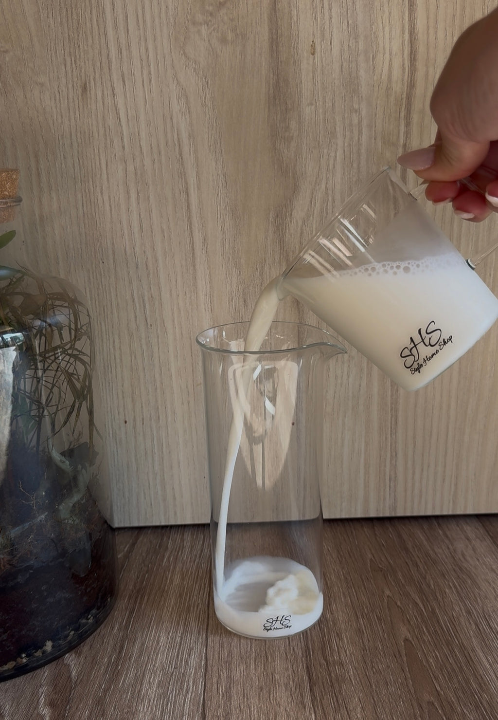 Jarra de Leche de Borosilicato 25 cl - Vidrio resistente apto microondas