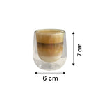 Juego de 2 Vasos de Café Fontana de Doble Pared - Style Home Shop